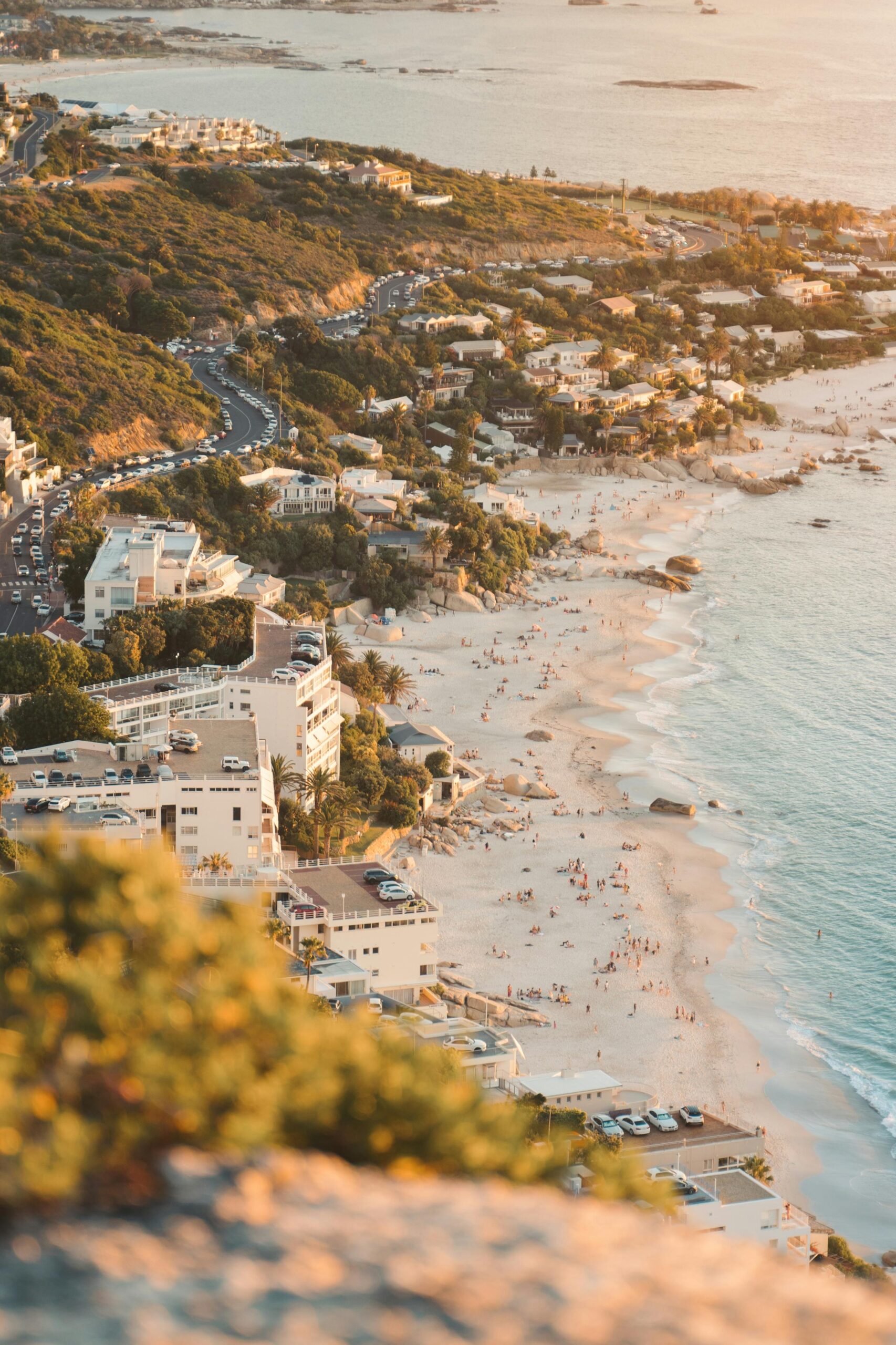 buildings on the beach