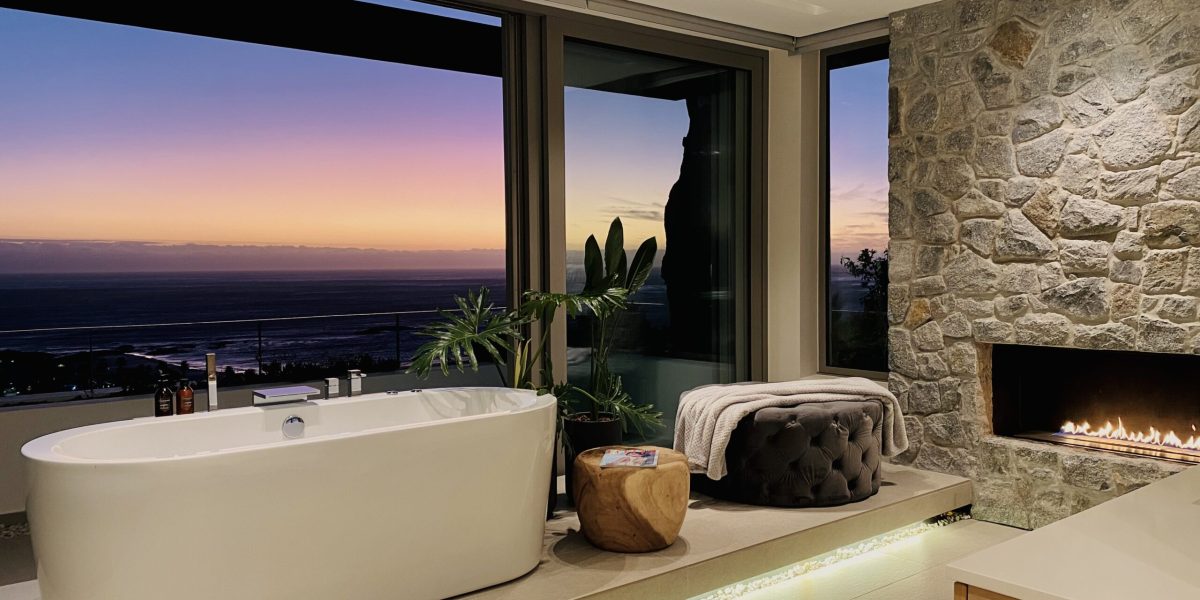 Master Bedroom Bathroom Dusk