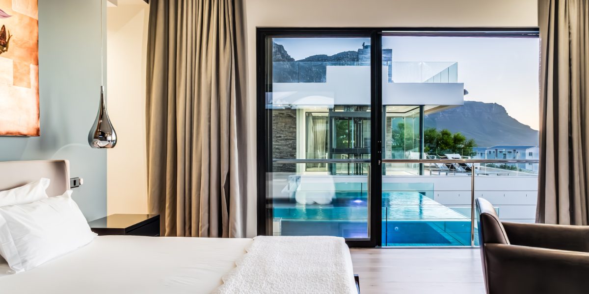 Master Bedroom View and Pool