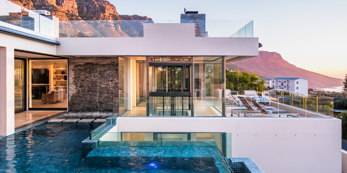 Pool Area and Mountain View